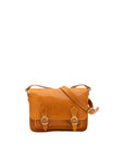 Borsa a tracolla da donna 100% vera pelle 5529-Senape I Fratelli