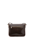 Borsa a tracolla da donna 100% vera pelle 5529-Tmoro I Fratelli
