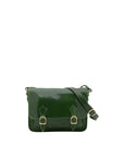 Borsa a tracolla da donna 100% vera pelle 5529-Verde I Fratelli