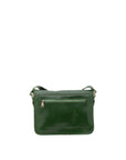 Borsa a tracolla da donna 100% vera pelle 5529-Verde I Fratelli