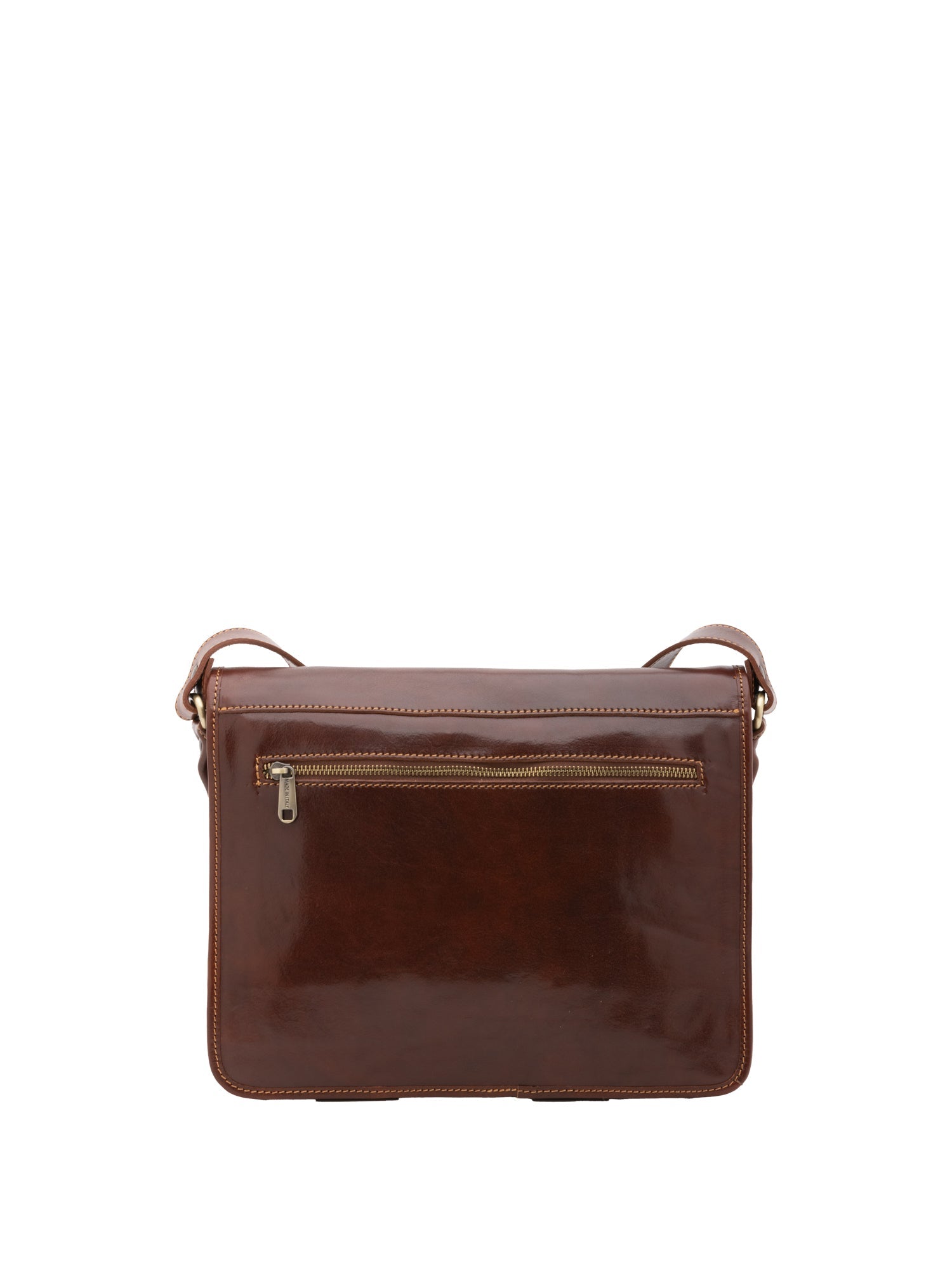 Borsa a tracolla da donna 100% pelle 5530-Marrone I Fratelli