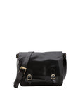 Borsa a tracolla da donna 100% pelle 5530-Nero I Fratelli