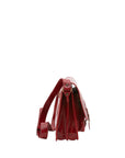 Borsa a tracolla da donna 100% pelle 5530-Rosso I Fratelli