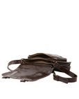 Borsa a tracolla da donna 100% pelle 5530-Tmoro I Fratelli