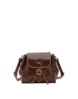 Borsa a secchiello da donna Vera pelle 5531-Marrone I Fratelli