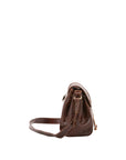 Borsa a secchiello da donna Vera pelle 5531-Marrone I Fratelli