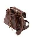 Borsa a secchiello da donna Vera pelle 5531-Marrone I Fratelli