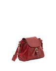Borsa a secchiello da donna Vera pelle 5531-Rosso I Fratelli