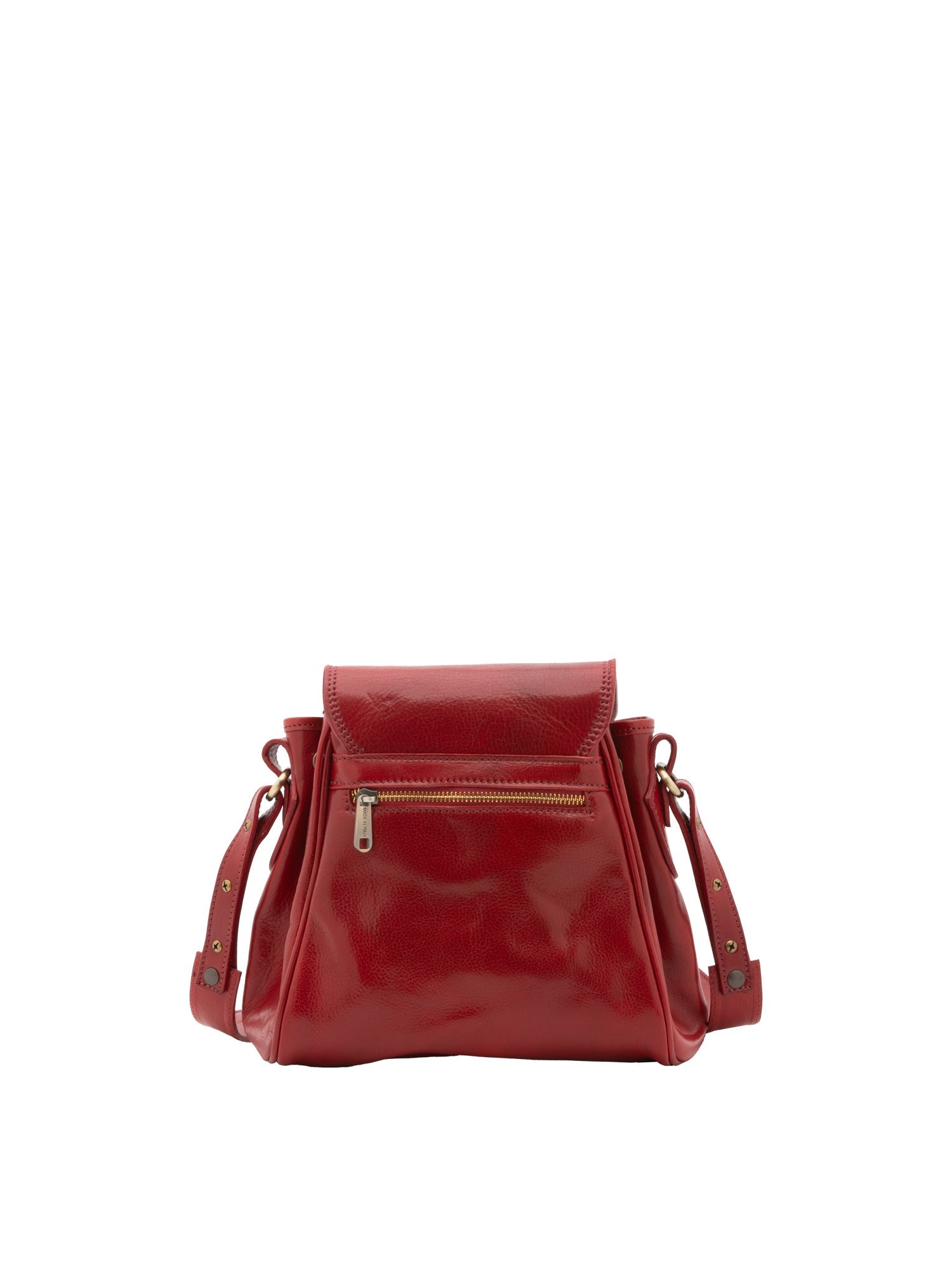 Borsa a secchiello da donna Vera pelle 5531-Rosso I Fratelli