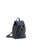 Borsa a spalla da donna 100% pelle artigianale 5533-Blu I Fratelli