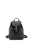 Borsa a spalla da donna 100% pelle artigianale 5533-Nero I Fratelli