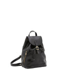 Borsa a spalla da donna 100% pelle artigianale 5533-Nero I Fratelli