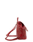 Borsa a spalla da donna 100% pelle artigianale 5533-Rosso I Fratelli
