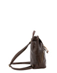 Borsa a spalla da donna 100% pelle artigianale 5533-Tmoro I Fratelli