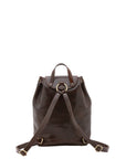 Borsa a spalla da donna 100% pelle artigianale 5533-Tmoro I Fratelli