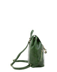 Borsa a spalla da donna 100% pelle artigianale 5533-Verde I Fratelli