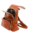 Borsa a spalla da donna Vera pelle 5534-Cognac I Fratelli