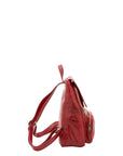 Borsa a spalla da donna Vera pelle 5534-Rosso I Fratelli