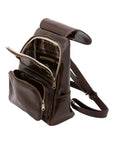 Borsa a spalla da donna Vera pelle 5534-Tmoro I Fratelli