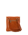 Borsa a tracolla da uomo in vera pelle Made in Italy 5535-Cognac I Fratelli