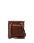 Borsa a tracolla da uomo in vera pelle Made in Italy 5535-Marrone I Fratelli
