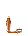 Borsa a tracolla da uomo in vera pelle Made in Italy 5535-Senape I Fratelli