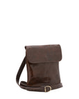 Borsa a tracolla da uomo in vera pelle Made in Italy 5535-Tmoro I Fratelli