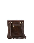 Borsa a tracolla da uomo in vera pelle Made in Italy 5535-Tmoro I Fratelli