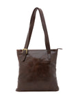 Borsa a spalla da donna 100% pelle 5536-Tmoro I Fratelli