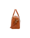 Borsa a bauletto da donna 100% pelle 5538-Cognac I Fratelli