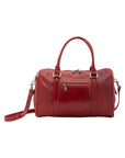 Borsa a bauletto da donna 100% pelle 5538-Rosso I Fratelli