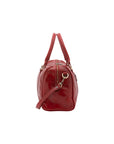 Borsa a bauletto da donna 100% pelle 5538-Rosso I Fratelli