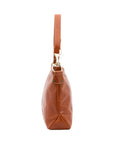 Borsa a spalla da donna 100% pelle 5540-Cognac I Fratelli