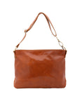 Borsa a spalla da donna 100% pelle 5540-Cognac I Fratelli