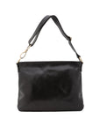 Borsa a spalla da donna 100% pelle 5540-Nero I Fratelli