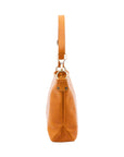 Borsa a spalla da donna 100% pelle 5540-Senape I Fratelli