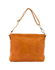 Borsa a spalla da donna 100% pelle 5540-Senape I Fratelli