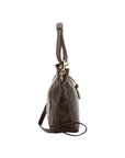 Borsa a spalla da donna 100% pelle 5541-Tmoro I Fratelli