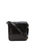 Borsa a tracolla da uomo in vera pelle Made in Italy 5543-Nero I Fratelli