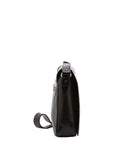 Borsa a tracolla da uomo in vera pelle Made in Italy 5543-Nero I Fratelli