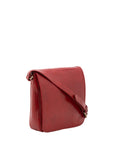 Borsa a tracolla da uomo in vera pelle Made in Italy 5543-Rosso I Fratelli