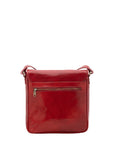 Borsa a tracolla da uomo in vera pelle Made in Italy 5543-Rosso I Fratelli