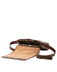 Borsa a tracolla da uomo in vera pelle Made in Italy 5543-Tmoro I Fratelli