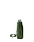 Borsa a tracolla da uomo in vera pelle Made in Italy 5543-Verde I Fratelli