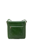 Borsa a tracolla da uomo in vera pelle Made in Italy 5543-Verde I Fratelli
