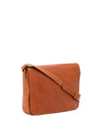 Borsa a tracolla uomo in vera pelle Made in Italy 5544-Cognac I Fratelli