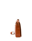 Borsa a tracolla uomo in vera pelle Made in Italy 5544-Cognac I Fratelli
