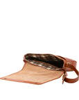 Borsa a tracolla uomo in vera pelle Made in Italy 5544-Cognac I Fratelli