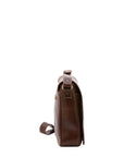 Borsa a tracolla uomo in vera pelle Made in Italy 5544-Marrone I Fratelli