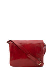 Borsa a tracolla uomo in vera pelle Made in Italy 5544-Rosso I Fratelli